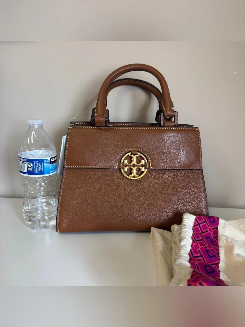 Tory Burch MILLER TOP HANDLE STCHEL 79329 missing long strap